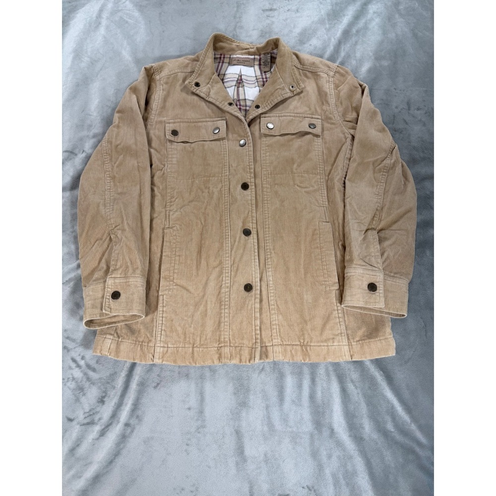 I.E. Relaxed Corduroy Chore Barn Coat Jacket Sz PS Cotton Field Farm Flannel